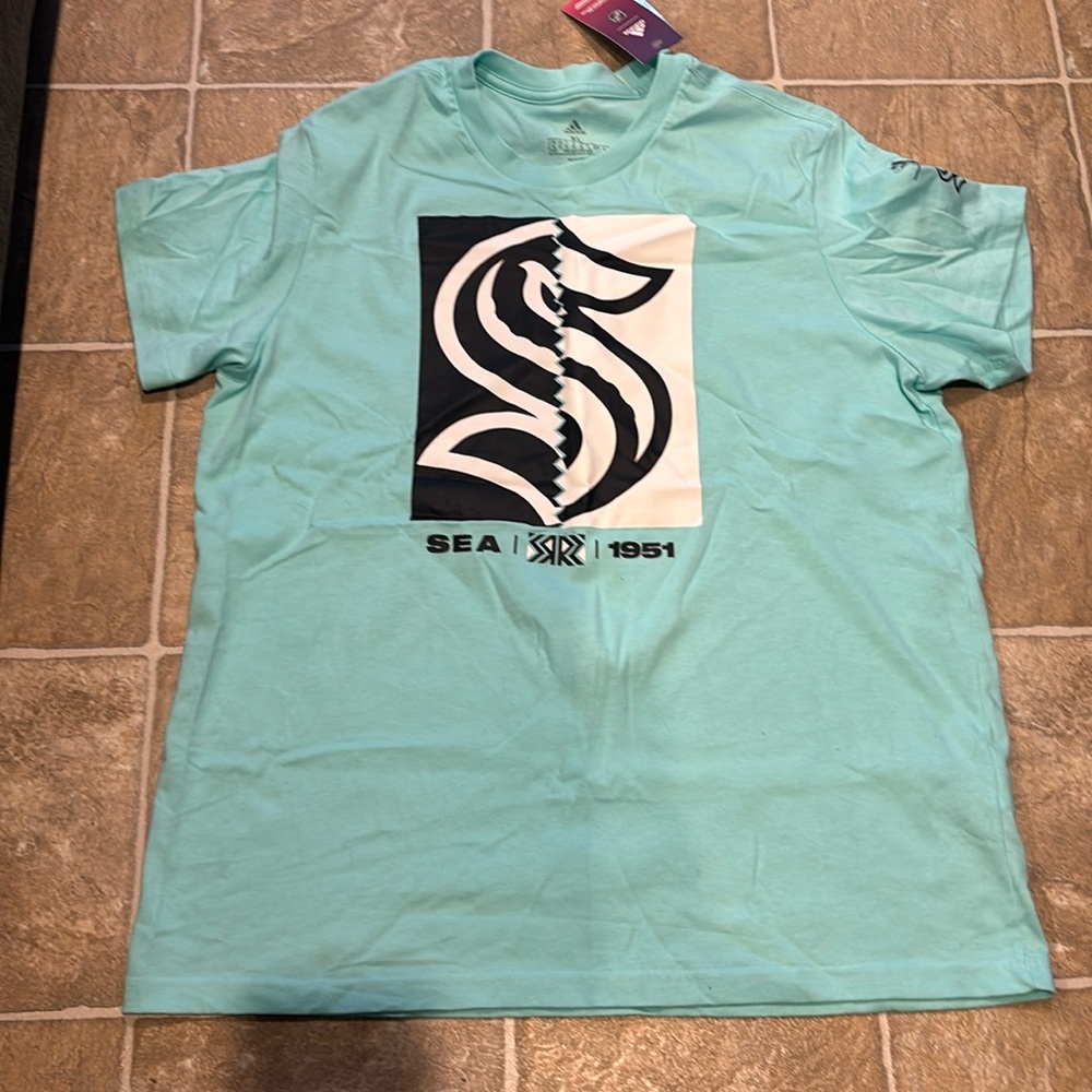 Women’s Seattle Kraken Shirt Adidas XL
